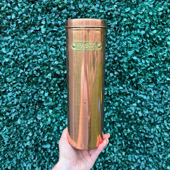 Vintage Copper pasta holder, Copper Home Decor - Picture 1 of 8